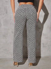 Geo Print Bootcut Jeans